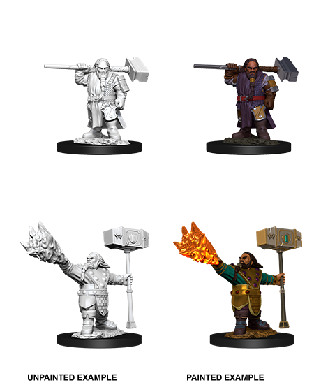 Dungeons & Dragons: Nolzur's Marvelous Unpainted Miniatures - W11 Male Dwarf Cleric
