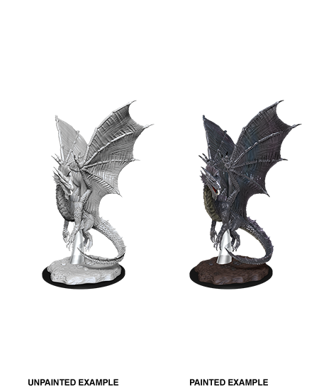 Wizkids Nolzur's Marvelous Miniatures: Young Silver Dragon