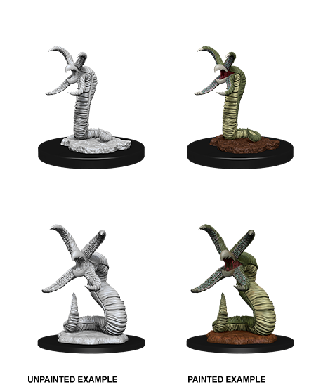 Dungeons & Dragons: Nolzur's Marvelous Unpainted Miniatures - W12 Grick & Grick Alpha