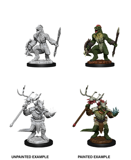 Wizkids Nolzur's Marvelous Miniatures: Lizardfolk & Lizardfolk Shaman