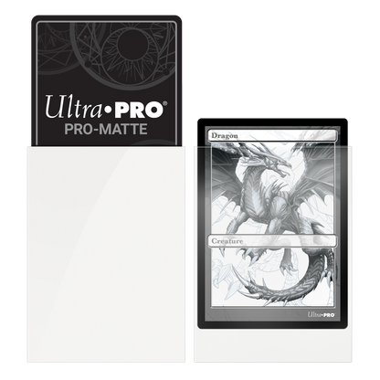 Ultra PRO: Standard 50ct Sleeves - PRO-Matte (White)