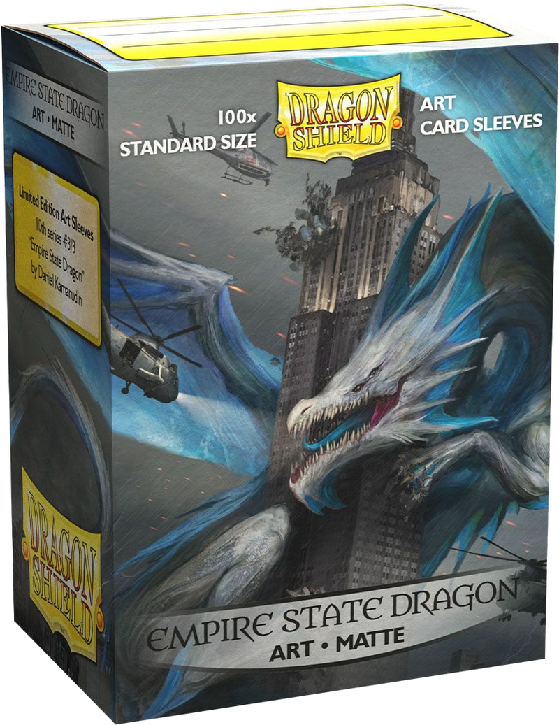 Dragon Shield Sleeves - Empire State Dragon Matte Art (100)
