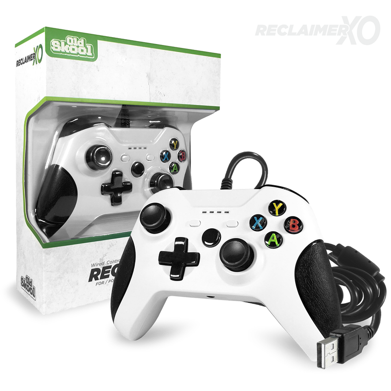 Old Skool Xbox One Reclaimer Wired Controller - White