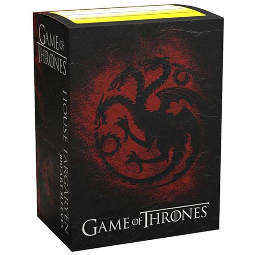 Dragon Shield Sleeves - Game of Thrones House Targaryen Brushed Art (100)