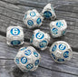 Airship Gears: Antarctic Expedition - Metal RPG Dice Set