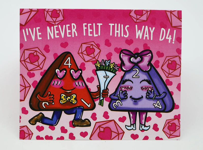 Foam Brain Games Valentines Day Card - D4 Love