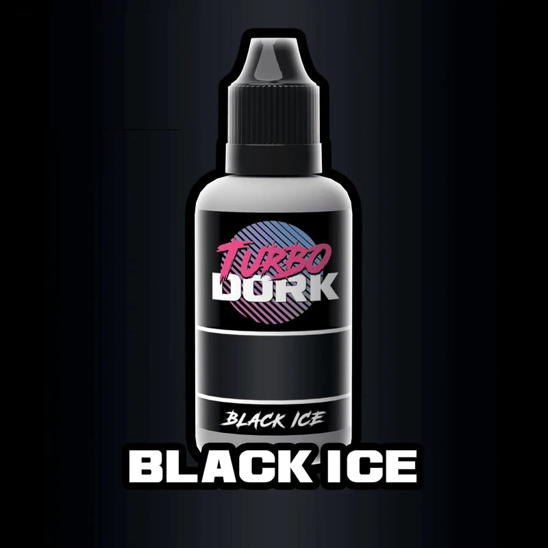 Turbo Dork: Black Ice Metallic Acrylic Paint