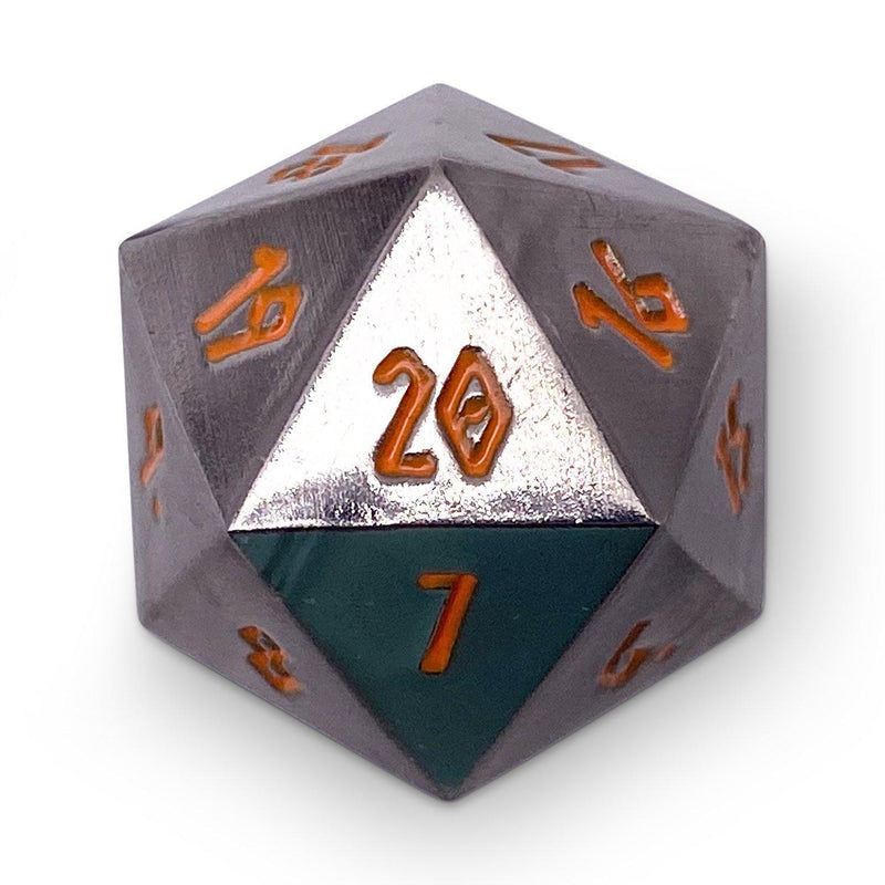 Norse Foundry Countdown Dice: Black Lava Metal 25MM