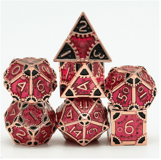 SteamPunk: Bloody Queen - Metal RPG Dice Set