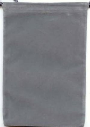 Chessex Dice Bag: Large Grey Dice Bag