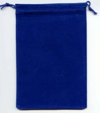 Chessex Dice Bag: Large Blue Dice Bag