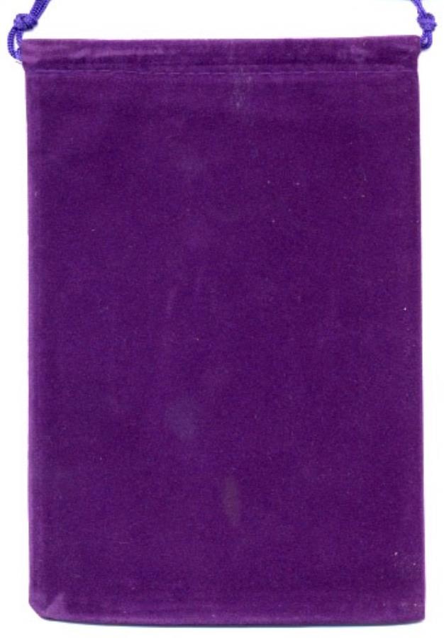 Chessex Dice Bag: Large Purple Dice Bag