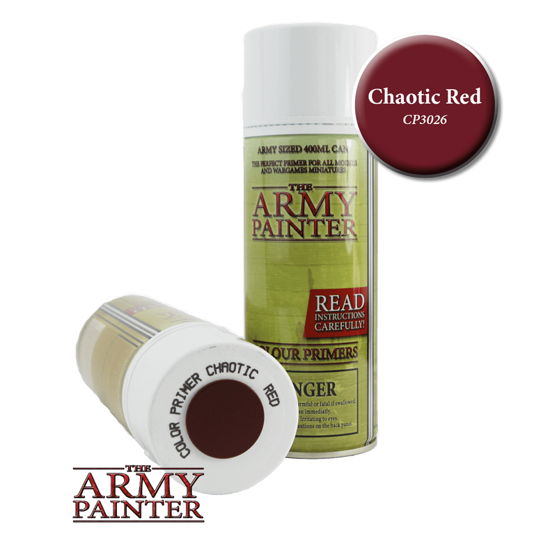 Army Painter Color Primer: Chaotic Red