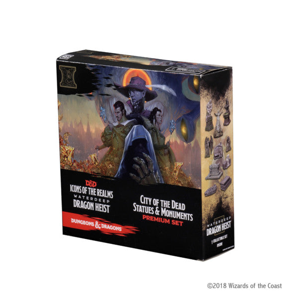 Wizkids Icons of the Realms: Waterdeep Dragon Heist City of the Dead Premium Set