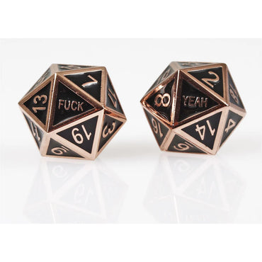 Forged Gaming F*** Yeah Dice Set of Two: Cursed Copper
