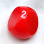 Red 3 Sided Die - D3