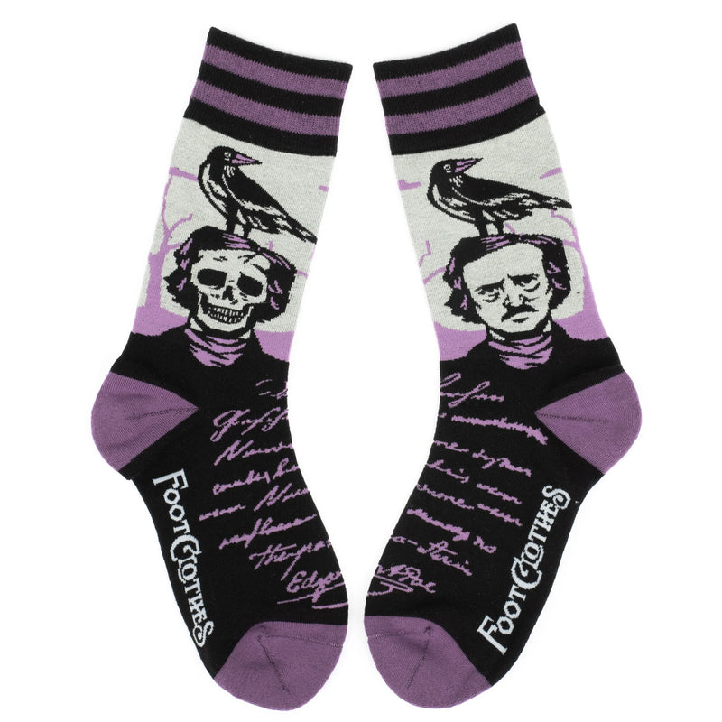 Foot Clothes Socks: The Raven Poe