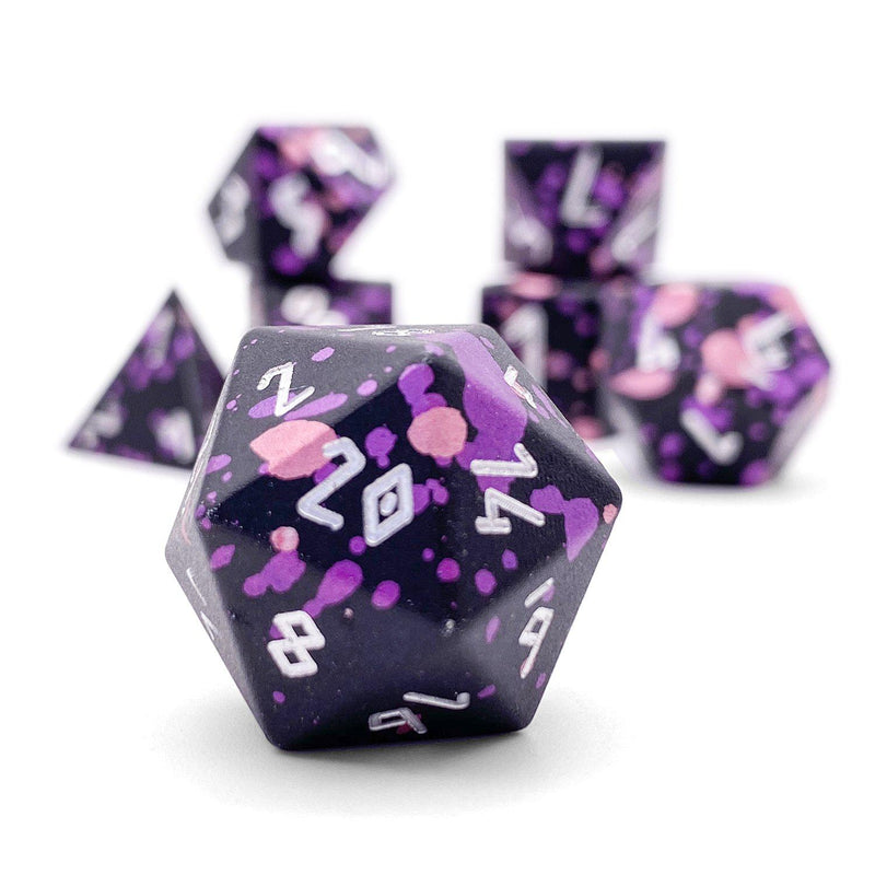 Norse Foundry 7 Die Aluminum Wonderous Dice Set: Death Knight