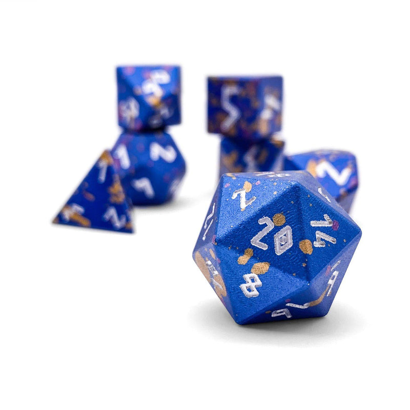 Norse Foundry 7 Die Aluminum Wonderous Dice Set: Demon Queen