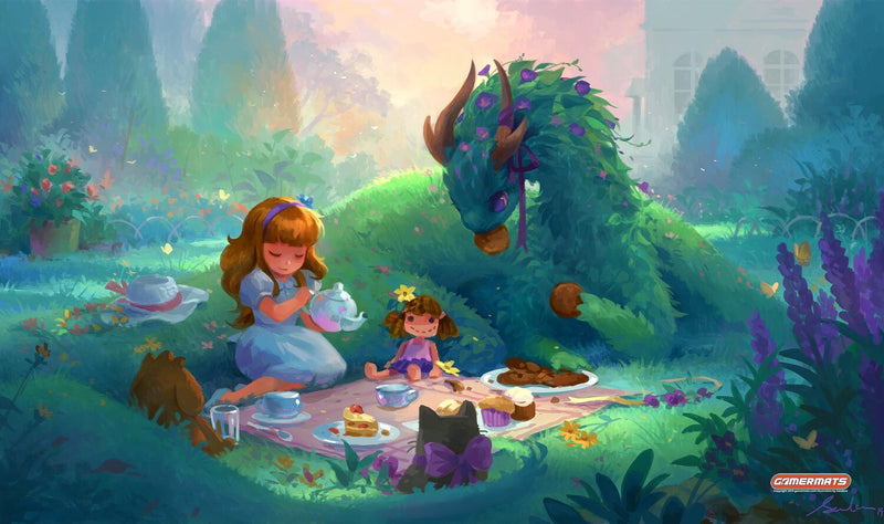 Gamermats Playmat - Dragon Tea Party