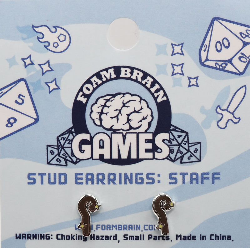 Stud Earrings: Staff