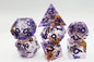 Foam Brain Games Sharp Edge Wish Flower Resin RPG Dice Set