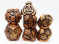 Airship Gears: Drifting Dirigible - Metal RPG Dice Set
