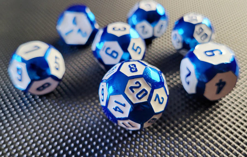 Forged Gaming Android Core 7 Piece Metal Dice Set