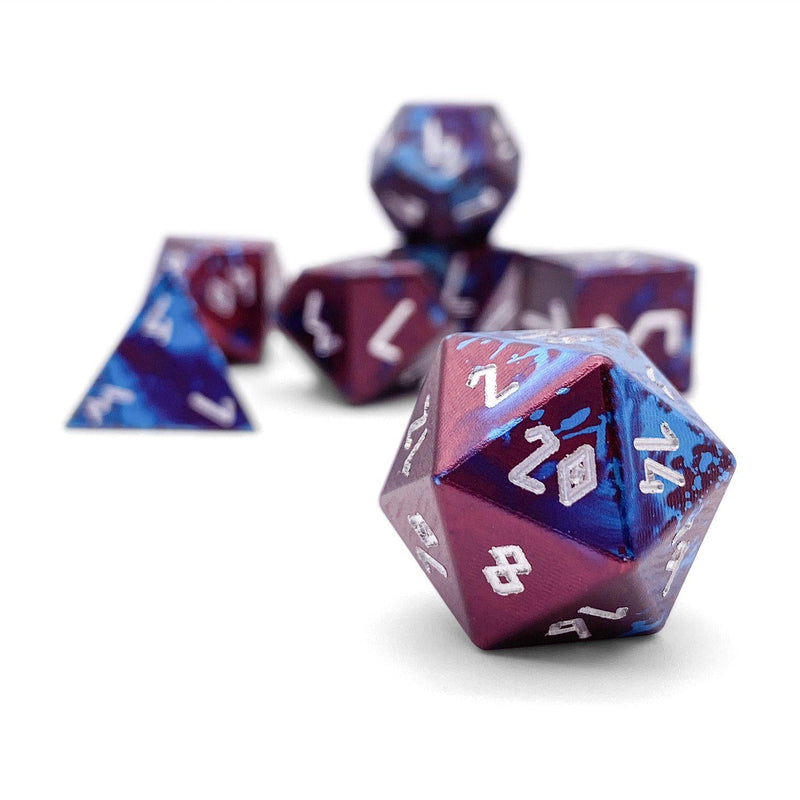 Norse Foundry 7 Die Aluminum Wonderous Dice Set: Faerie Dragon