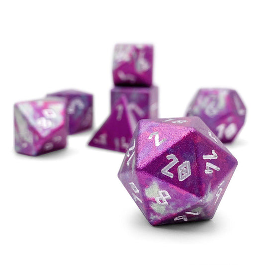 Norse Foundry 7 Die Aluminum Wonderous Dice Set: Faerie Fire