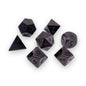 Norse Foundry 7 Die Wooden RPG Dice Set: Gabon Ebony