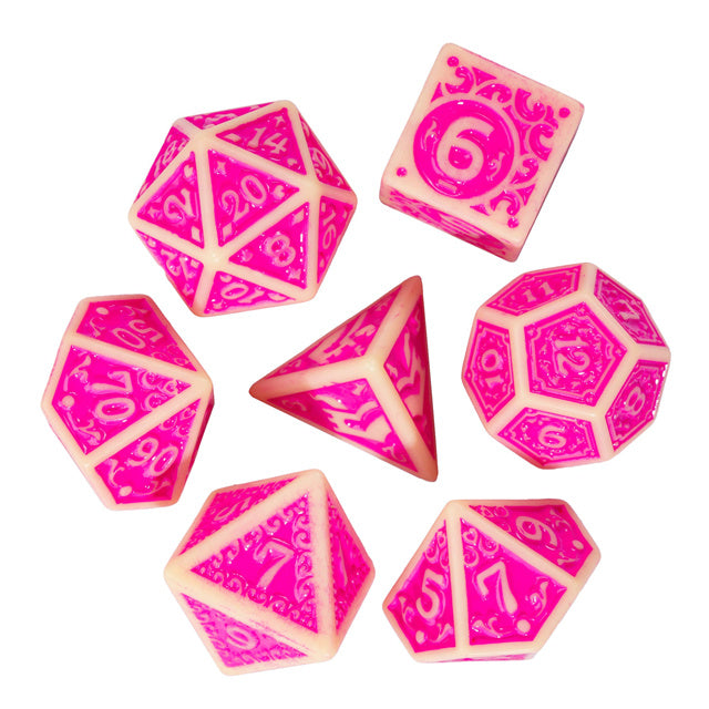 Fuscia Depths RPG Dice Set