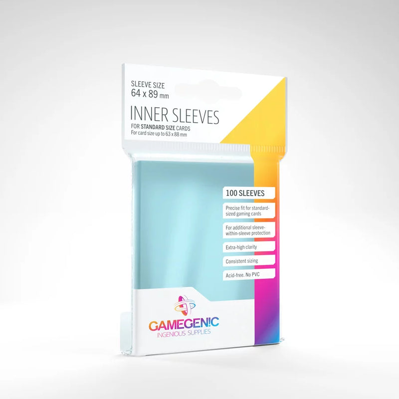GameGenic Inner Sleeves: Clear (100)
