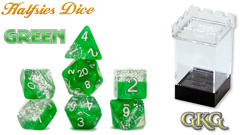 Gate Keeper Games Halfsies Glitter: Green