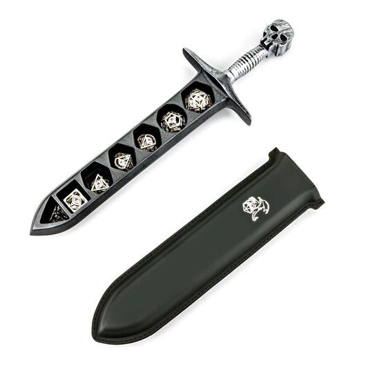 Hymgho Dice Dagger Case: Ancient Silver