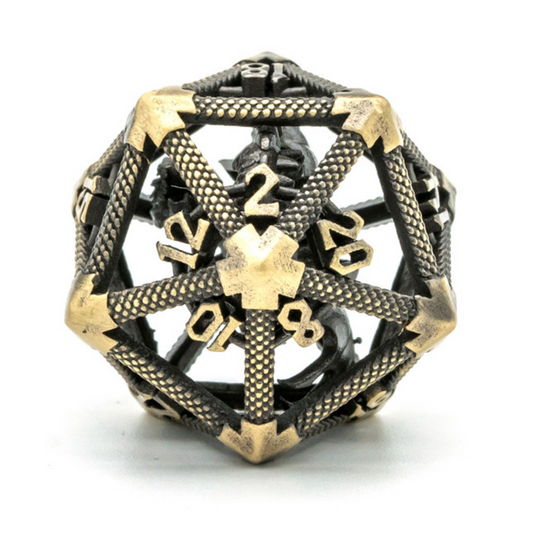 Hollow Dragon Keep D20 - Bronze