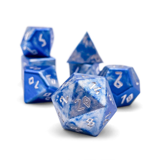 Norse Foundry 7 Die Aluminum Wonderous Dice Set:  Holy Smite!