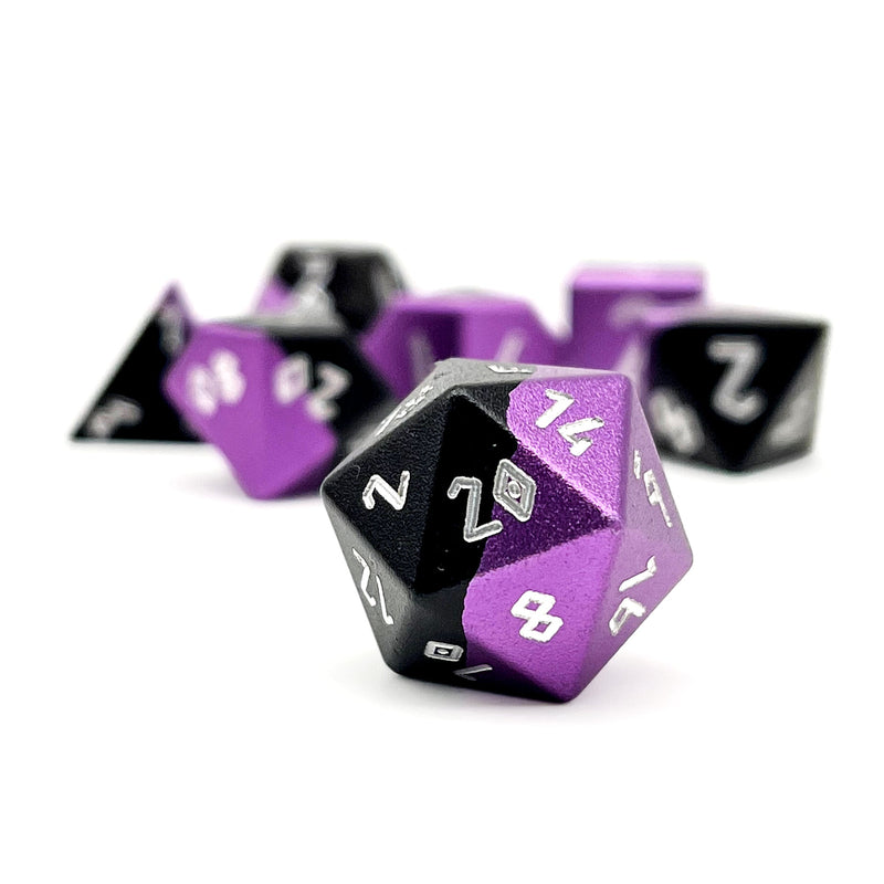 Norse Foundry 7 Die Aluminum Hybrid Dice Set: Knight's Power