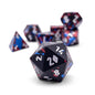 Norse Foundry 7 Die Aluminum Wonderous Dice Set: Dark Circus