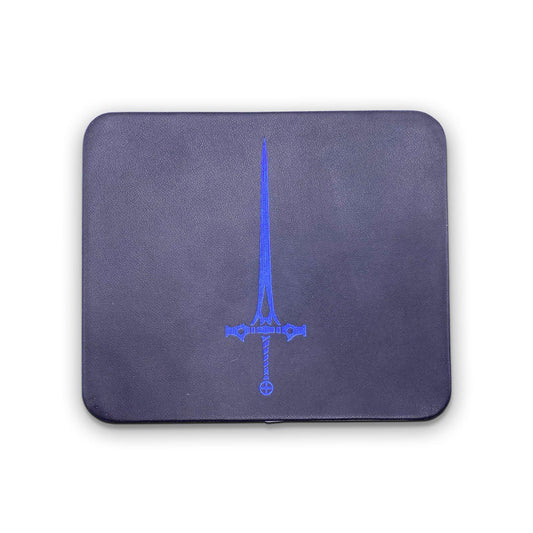 Norse Foundry Leatherette Dice Case: Blue Sword