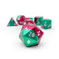 Norse Foundry 7 Die Aluminum Hybrid Dice Set: Mistletoe