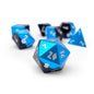 Norse Foundry 7 Die Aluminum Hybrid Dice Set: Frost Giant