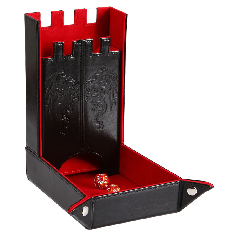 Forged Gaming Draco Castle Dice Tower: Red
