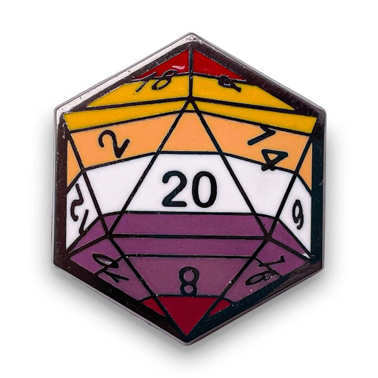 Norse Foundry Pride Flag Pins: Lesbian