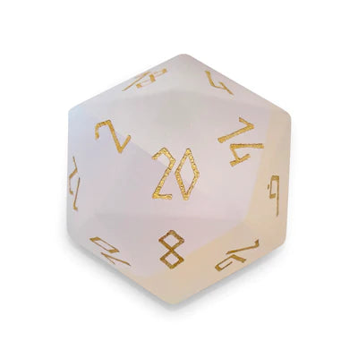 Norse Foundry Boulder: K9 Frosted Glass - Gold