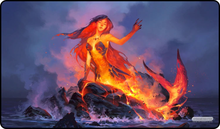Gamermats Playmat - Lava Mermaid