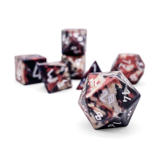 Norse Foundry 7 Die Aluminum Wonderous Dice Set:  Lich King