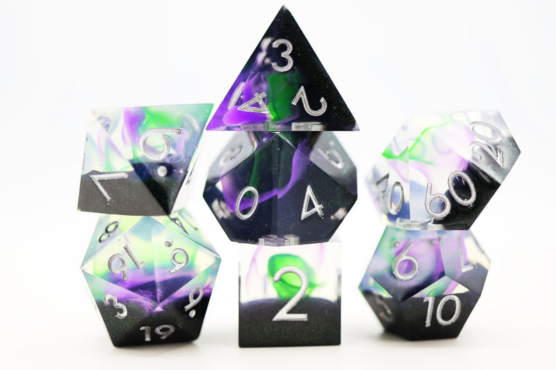 Sharp Edge Resin RPG Dice Set - Magic Trick