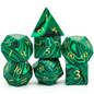 Malachite - Gemstone Engraved with Gold