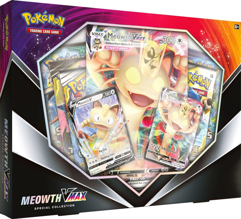 Pokemon Meowth Vmax International Special Collection